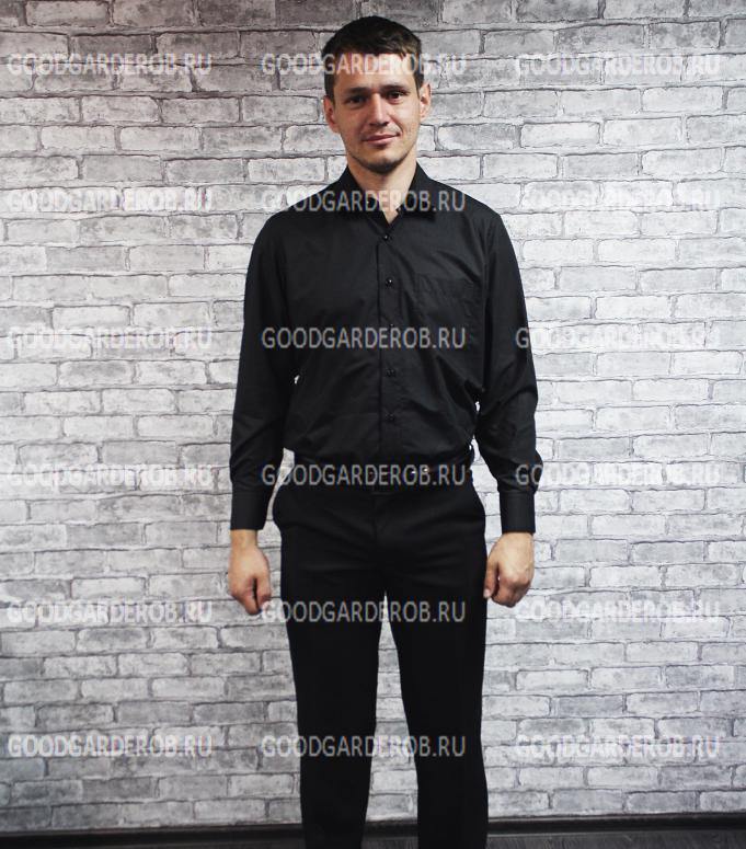 Гардеробщик - форма одежды: чёрная рубашка,черные брюки